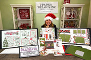 PW PLAYDATE -  Say Cheese Classic Mouse Christmas - Paper Wizard & Simple Stories