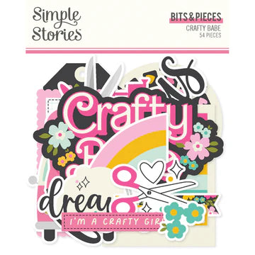 Simple Stories - Crafty Babe Collection - Ephemera - Bits And Pieces