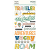 Simple Stories - Happy Travels Collection - Foam Stickers *LAST CHANCE*