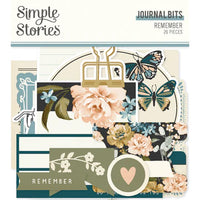Simple Stories - Remember Collection - Ephemera - Journal Bits *LAST CHANCE*