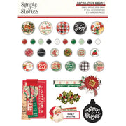 Simple Stories -Simple Vintage- Dear Santa Decorative Brads *LAST CHANCE*