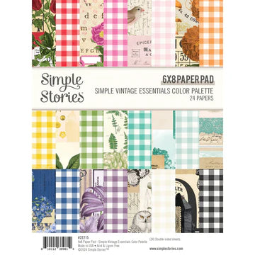 Simple Stories- Simple Vintage Essentials Color Palette- 6X8 Paper Pad *LAST CHANCE*