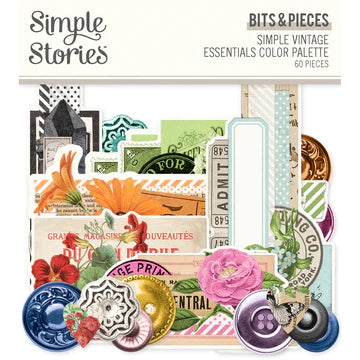 Simple Stories- Simple Vintage Essentials Color Palette- Bits & Pieces *LAST CHANCE*