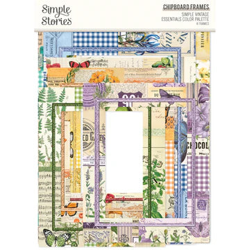Simple Stories - Simple Vintage Essentials Color Palette Collection - Chipboard Frames *LAST CHANCE*