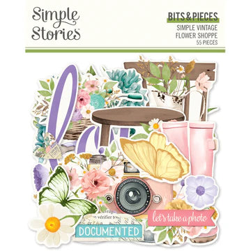 Simple Stories- Simple Vintage Flower Shoppe- Bits & Pieces
