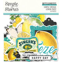 Simple Stories- Simple Vintage Lemon Twist- Bits & Pieces *LAST CHANCE*
