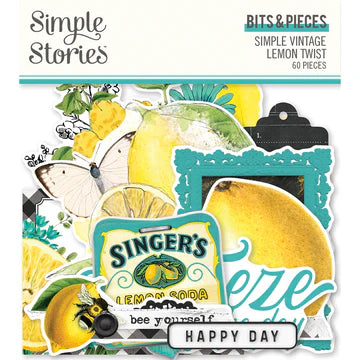 Simple Stories - Simple Vintage Lemon Twist - Bits & Pieces LAST CHANCE!
