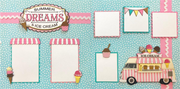Summer Dreams and Ice Cream Page Kit - 2 Page Layout