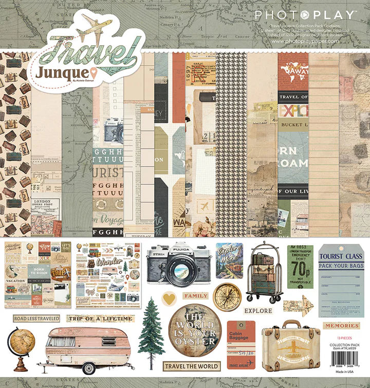Travel Junque Collection Pack - Photoplay Paper