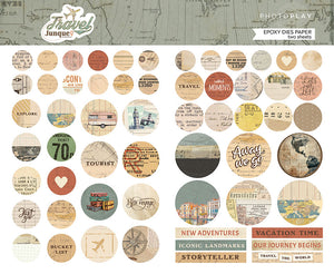 PhotoPlay- Travel Junque Epoxy dies Paper *LAST CHANCE*