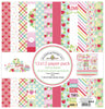Doodlebug Design - Berry Sweet Collection - 12 x 12 Paper Pack