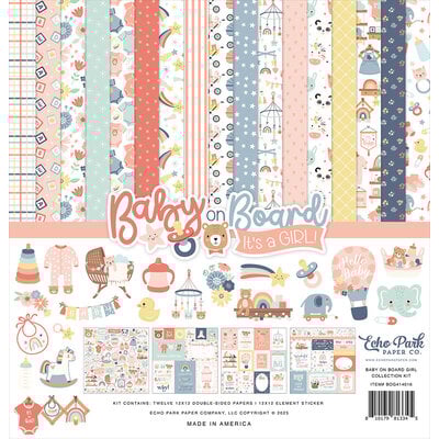 *VALUE PACK* Echo Park- Baby On Board It's A Girl #1