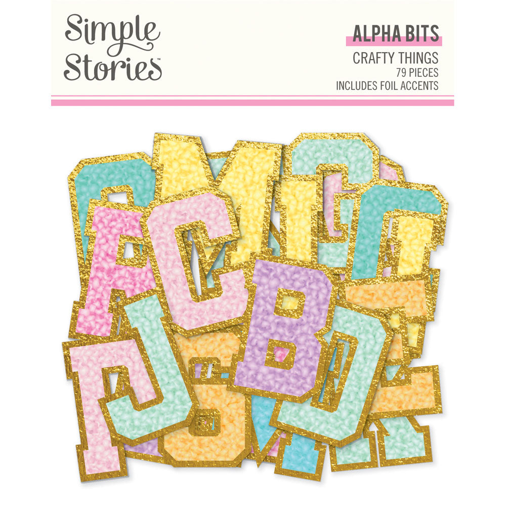 Simple Stories- Crafty Things- Alpha Bits *LAST CHANCE*