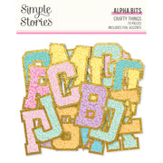 Simple Stories- Crafty Things- Alpha Bits *LAST CHANCE*