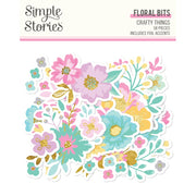 Simple Stories- Crafty Things- Floral Bits *LAST CHANCE*