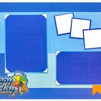 *Page Kit* Happy Birthday (Blue)