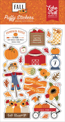 Echo Park - Fall - Puffy Stickers - LAST CHANCE!