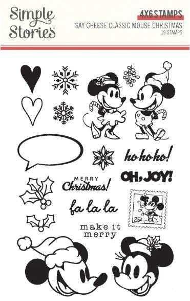 Simple Stories Classic Mouse Christmas Stamps