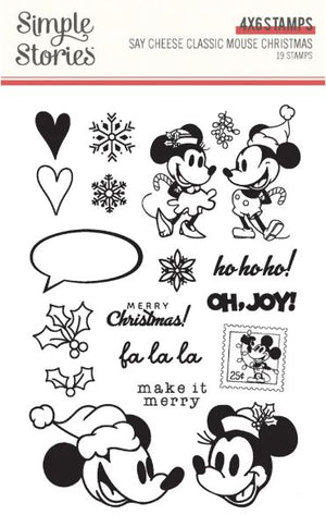 Simple Stories Classic Mouse Christmas Stamps