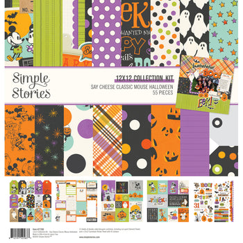 Simple Stories - Say Cheese Classic Mouse Halloween Collection - 12x12 Collection Kit