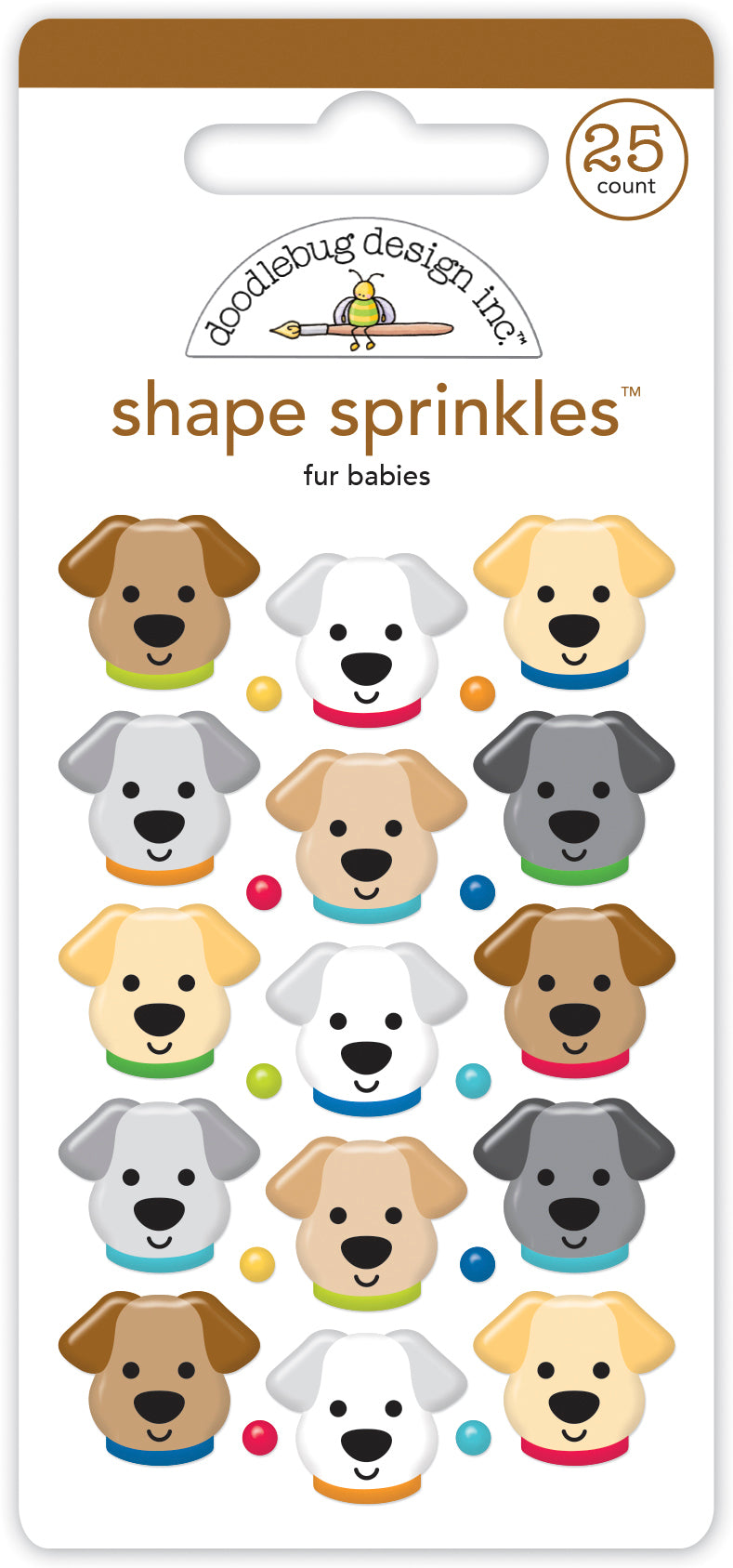 Doodlebug - Doggone Cute - Fur Babies Shape Sprinkles - * NEW *