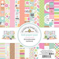 Doodlebug - Pretty Kitty - 6X6 Paper Pad