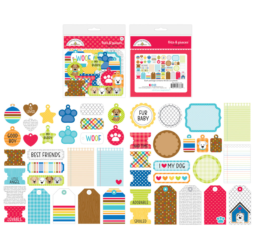 Doodlebug - Doggone Cute - Bits and Pieces - * NEW *