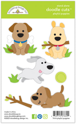 Doodlebug - Doggone Cute - Playful Puppies Doodle Cuts