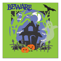 i-crafter - Tunnel Card Halloween Insert Die Set - LAST CHANCE!