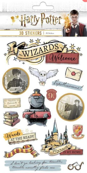 Paper House - Harry Potter 3D Stickers