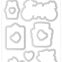Doodlebug - Lots of Love - Love Notes Doodle Cuts (Coordinating) *LAST CHANCE*