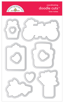 Doodlebug - Lots of Love - Love Notes Doodle Cuts (Coordinating) *LAST CHANCE*