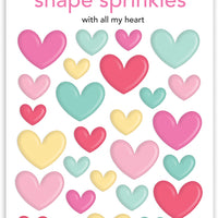 Doodlebug - Made With Love - With All My Heart Shape Sprinkles
