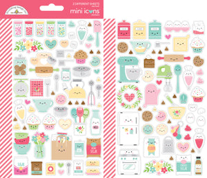 Doodlebug - Made With Love - Mini Icons Stickers