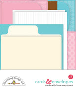 Doodlebug - Made With Love - Assortment Cards & Envelopes