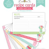 Doodlebug - Made With Love - Recipe Cards