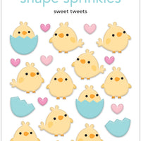 Doodlebug - Hippity Hoppity - Sweet Tweets Shape Sprinkles