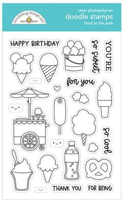 Doodlebug - Fun at the Park - Food at the Park Doodle Stamps