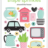 Doodlebug - My Happy Place - Around the House Shape Sprinkles