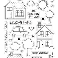 Doodlebug - My Happy Place - Happy Home Doodle Stamps