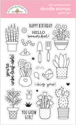 Garden Girl - Doodle Stamps - LAST CHANCE!