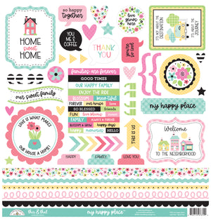 Doodlebug - My Happy Place - This & That Stickers