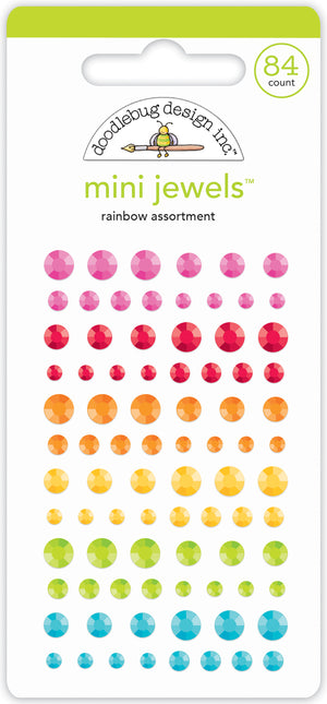 Doodlebug - Over the Rainbow - Rainbow Assortment Mini Jewels
