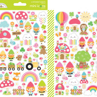 Doodlebug - Over the Rainbow - Mini Icons Stickers