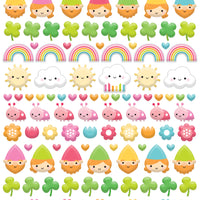 Doodlebug - Over the Rainbow - Puffy Icons Stickers