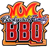 Backyard Family BBQ Title