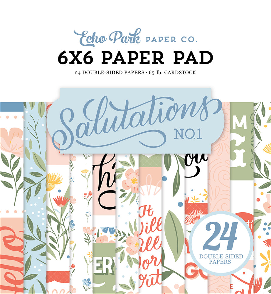 Salutations No. 1 6x6 Paper Pad - LAST CHANCE!