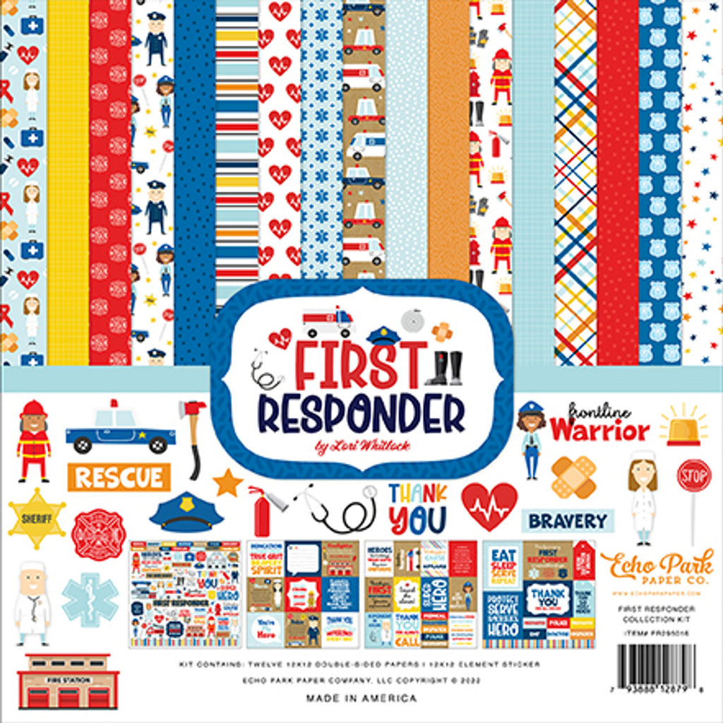 Echo Park - First Responder - 12x12 Collection Kit