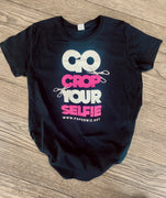 Go Crop Your Selfie Tee (Black)