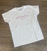 Queen of the Crop Tee (White) - SMALL